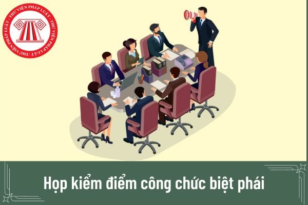 Khi kiểm điểm công chức biệt phái có cần có sự tham gia của phía cơ quan cử công chức đi làm việc không?