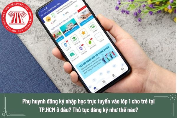 Phụ huynh đăng ký nhập học trực tuyến vào lớp 1 cho trẻ tại TP.HCM ở đâu? Thủ tục đăng ký như thế nào?