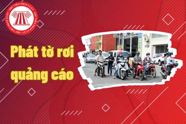 Phát tờ rơi quảng cáo ở các tuyến đường có đèn giao thông có phải là hành vi gây mất trật tự an toàn giao thông hay không?