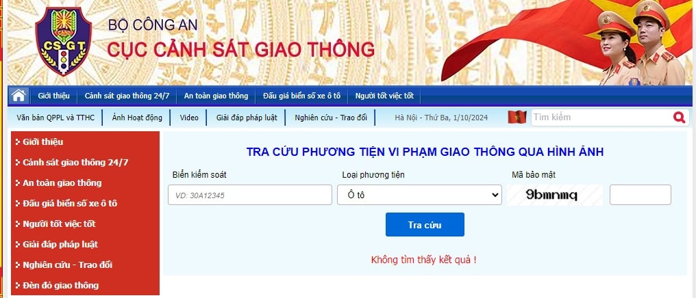 Tra cứu phạt nguội