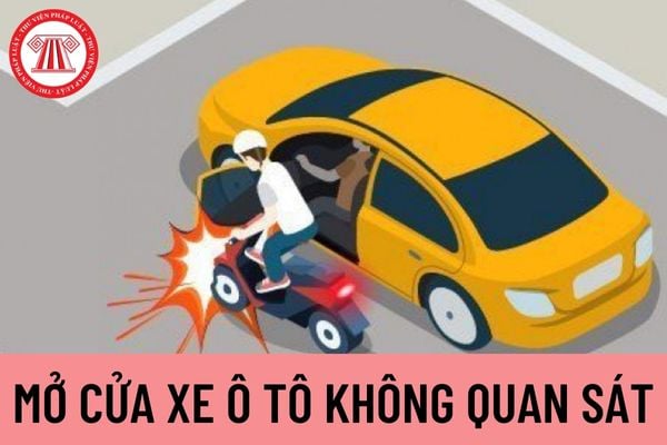 Mở cửa xe ô tô không quan sát