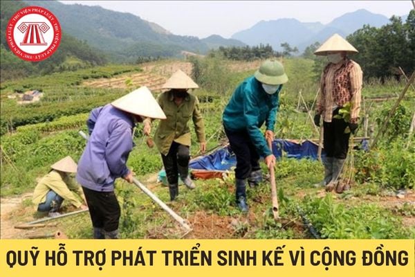 Quỹ Hỗ trợ phát triển sinh kế vì cộng đồng (Hình từ Internet)