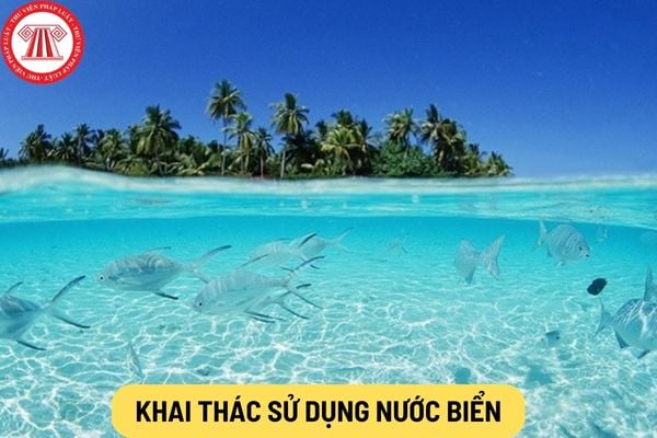 Khai thác sử dụng nước biển