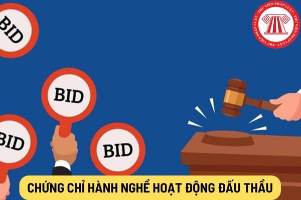 Chứng chỉ hành nghề hoạt động đấu thầu