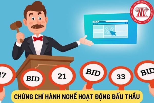 Chứng chỉ hành nghề hoạt động đấu thầu