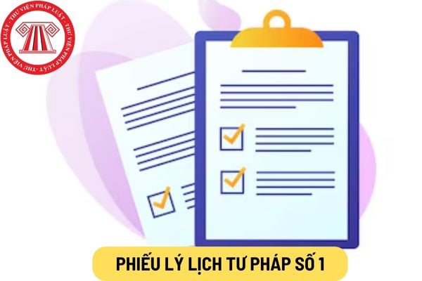 Phiếu lý lịch tư pháp số 1 