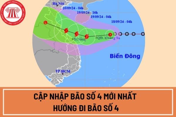 Cập nhập bão số 4 mới nhất