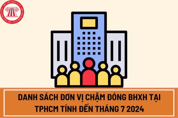 Danh sách đơn vị chậm đóng BHXH tại TPHCM tính đến tháng 7 2024?