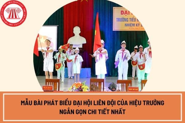 Mẫu bài phát biểu Đại hội Liên đội của Hiệu trưởng ngắn gọn chi tiết nhất?