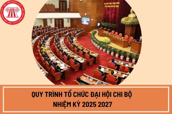 Quy trình tổ chức Đại hội chi bộ nhiệm kỳ 2025 2027 như thế nào?