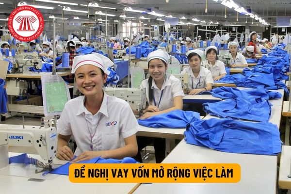 Mẫu giấy đề nghị vay vốn hỗ trợ mở rộng việc làm cho cơ sở sản xuất kinh doanh là mẫu nào theo quy định?