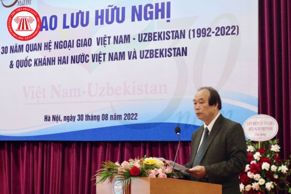 Hội Hữu nghị Việt Nam, Uzbekistan có tư cách pháp nhân hay không? Hoạt động hướng tới những mục đích gì?