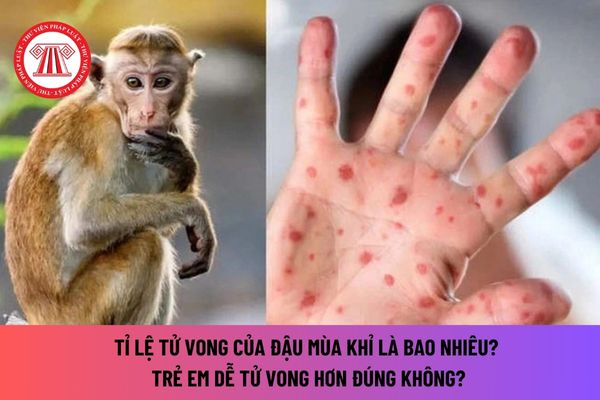 Tỷ lệ tử vong của bệnh đậu mùa khỉ phân theo nhóm ra sao? Trẻ em có nguy cơ tử vong cao hơn đúng không?