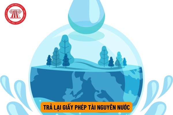 Mẫu đơn đề nghị trả lại Giấy phép tài nguyên nước là mẫu nào? Thời hạn giải quyết thủ tục bao lâu?