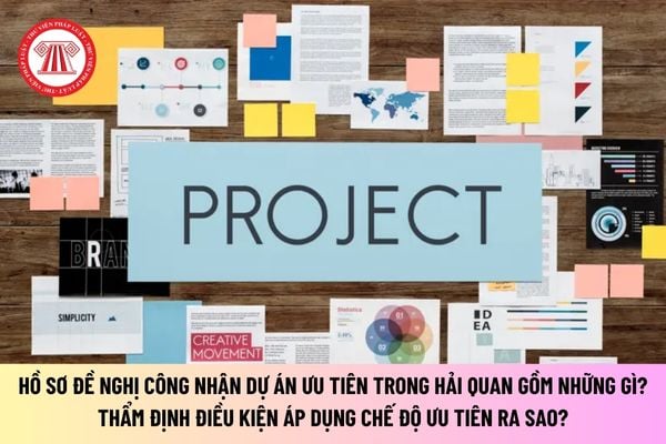 Hồ sơ đề nghị công nhận dự án ưu tiên trong hải quan gồm những gì? Thẩm định điều kiện áp dụng chế độ ưu tiên ra sao?