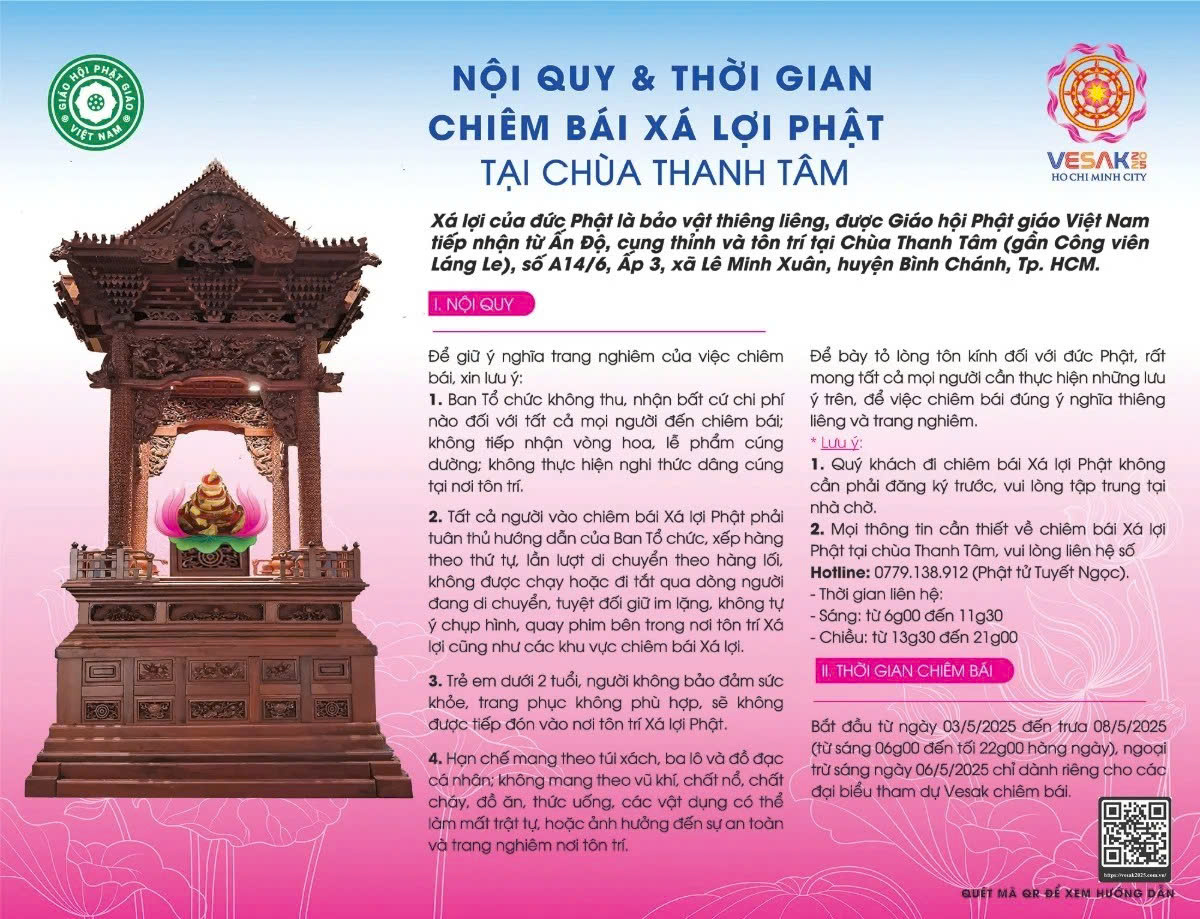 chiêm bái xá lợi