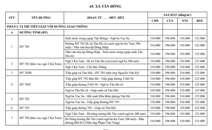 xã tân đông