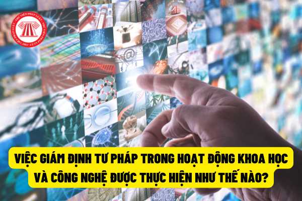 Việc giám định tư pháp trong hoạt động khoa học và công nghệ được thực hiện như thế nào trong thời gian sắp tới?