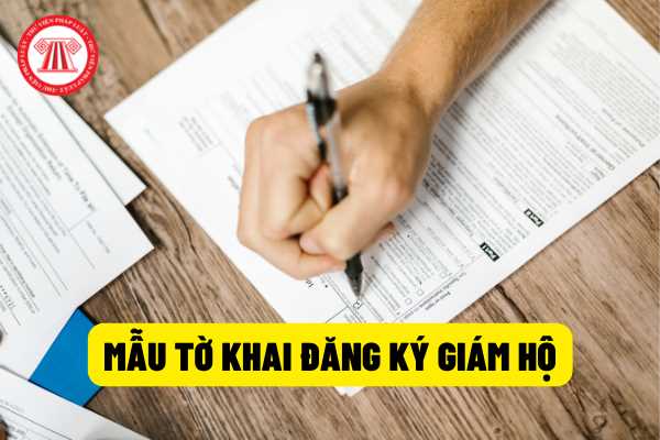 Mẫu Tờ khai đăng ký giám hộ mới nhất năm 2022? Cá nhân làm người ...