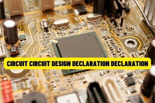 Form of declaration for registration of layout of semiconductor integrated circuit Protective conditions for the layout design of semiconductor integrated circuits are the same