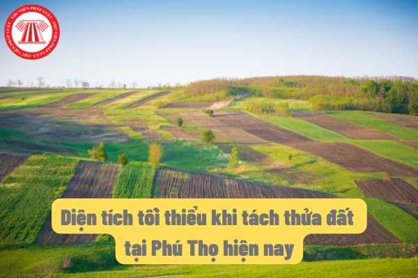 Diện tích tối thiểu để được tách thửa đất trên địa bàn tỉnh Phú Thọ hiện nay là bao nhiêu mét vuông? 