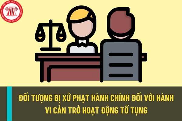 Hành vi cản trở hoạt động tố tụng bị xử phạt hành chính là gì? Đối tượng bị xử phạt hành chính khi cản trở hoạt động tố tụng?