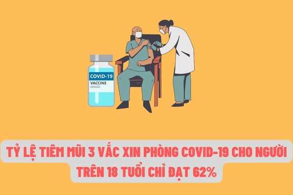 Tỷ lệ tiêm mũi 3 vắc xin phòng Covid-19 dành cho người trên 18 chỉ đạt 62% trên phạm vi toàn quốc?