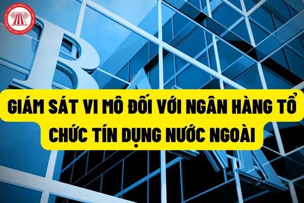 Đơn vị thực hiện giám sát an toàn vi mô đối với tổ chức tín dụng, chi nhánh ngân hàng nước ngoài gồm những nội dung gì?