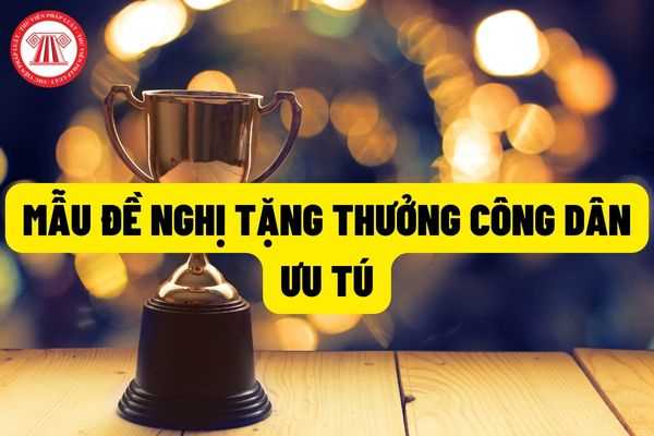 Mẫu báo cáo thành tích đề nghị tặng thưởng danh hiệu "Công dân Thủ đô ưu tú" gồm những nội dung gì?