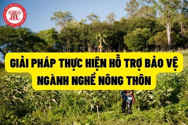 Hỗ trợ thực hiện bảo vệ phát triển làng nghề, ngành nghề nông thôn như thế nào? Các ngành nghề nông thôn và trình tự xét công nhận nghề truyền thống như thế nào?