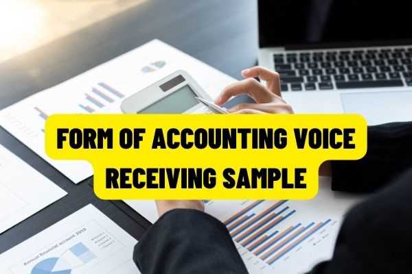 Receipts of accounting voucher in Vietnam: What is the latest model of accounting voucher in Vietnam receipts in 2022?