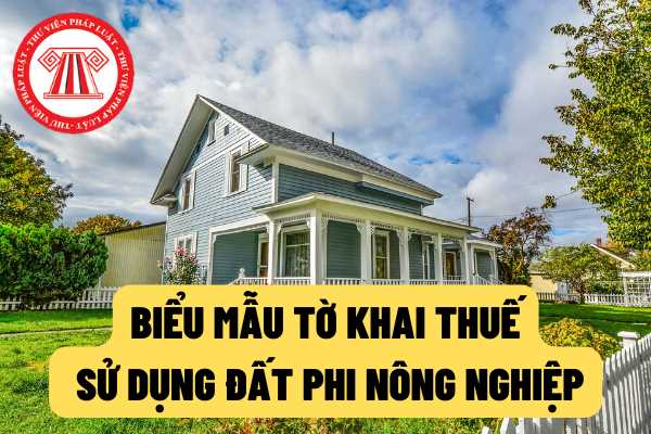 Mẫu biểu tờ khai thuế sử dụng đất phi nông nghiệp mới nhất được quy định như thế nào?