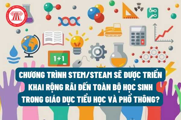 Chương trình STEM/STEAM sẽ được triển khai rộng rãi đến toàn bộ học sinh trong giáo dục tiểu học và phổ thông?