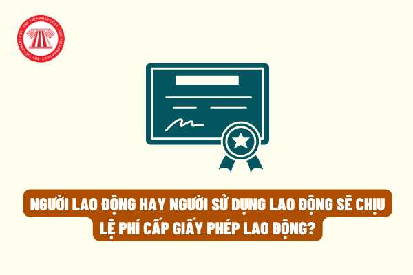 Người lao động hay người sử dụng lao động sẽ chịu lệ phí cấp giấy phép lao động theo quy định hiện hành?