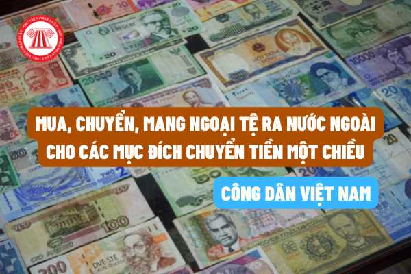 Trong tương lai việc mua, chuyển, mang ngoại tệ ra nước ngoài cho các mục đích chuyển tiền một chiều của người cư trú là công dân Việt Nam sẽ được quy định ra sao?