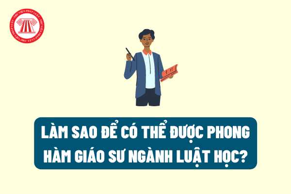 Làm sao để có thể được phong hàm giáo sư ngành luật học theo quy định của pháp luật?