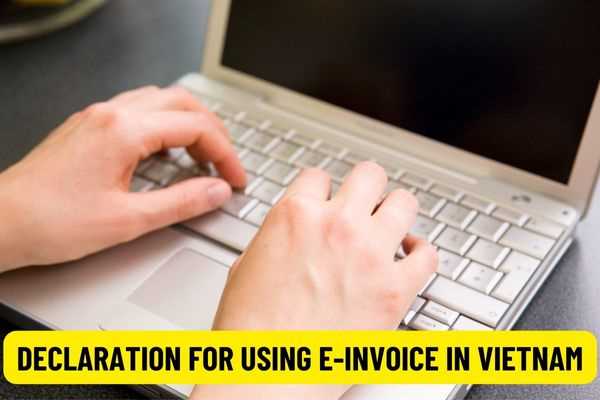 Latest form: Declaration of registration, change of information on using e-invoices in Vietnam according to Decree 123/2020/ND-CP?