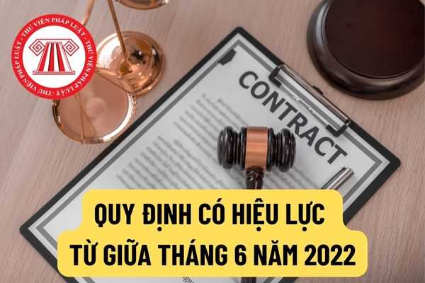 Những văn bản quy phạm pháp luật mới có hiệu lực từ giữa tháng 06 năm 2022 cần phải lưu ý để thực hiện?