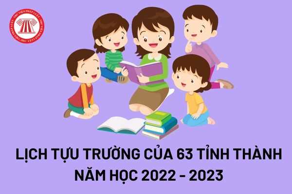 lịch tựu trường 2022-2023