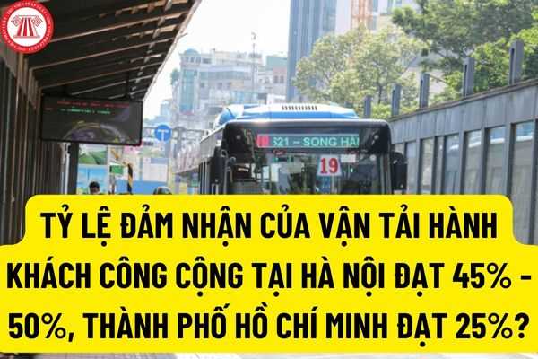 Phấn đấu đến năm 2025 tỷ lệ đảm nhận của vận tải hành khách công cộng tại Hà Nội đạt 45% - 50%, Thành phố Hồ Chí Minh đạt 25%?