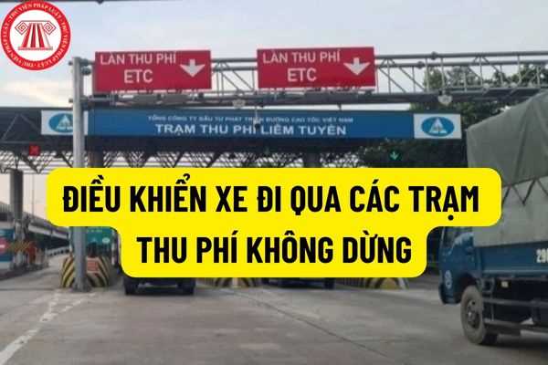 Dán thẻ thu phí không dừng của VETC hoặc ePass thì có được điều khiển xe đi qua các trạm thu phí không dừng do bên khác quản lý hay không?