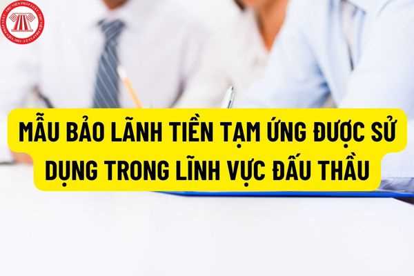 Bảo lãnh tạm ứng là gì? Mẫu bảo lãnh tiền tạm ứng được sử dụng trong lĩnh vực đấu thầu mới nhất năm 2022?