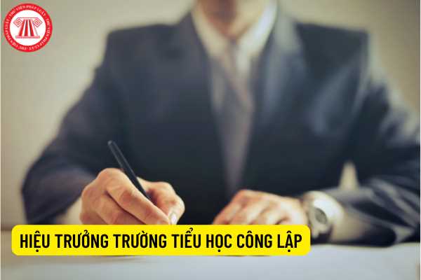 Hiệu trưởng trường tiểu học công lập