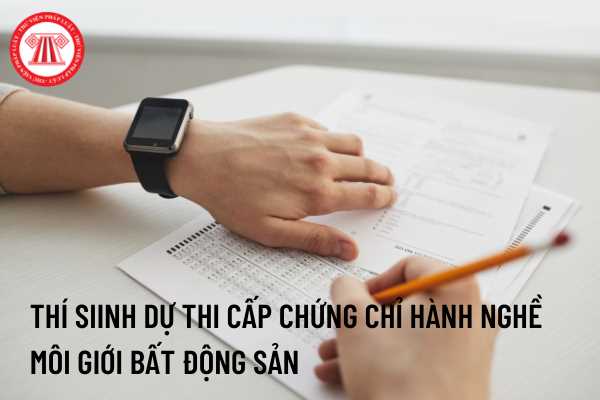 Thí sinh thi lại bài thi cấp chứng chỉ hành nghề môi giới bất động sản thì có phải đóng kinh phí không?