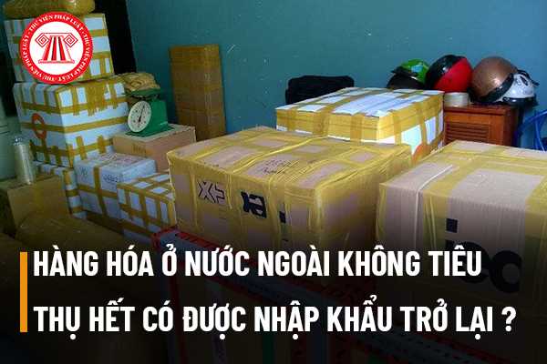 Hàng hóa ở nước ngoài không tiêu thụ hết có được nhập khẩu trở lại?