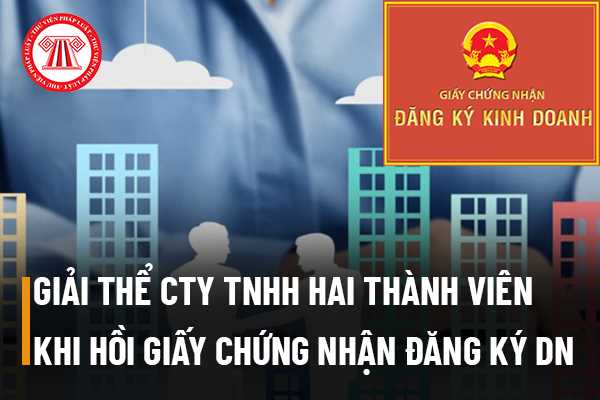 Giải thể Công ty TNHH hai thành viên khi thu hồi Giấy chứng nhận đăng ký doanh nghiệp