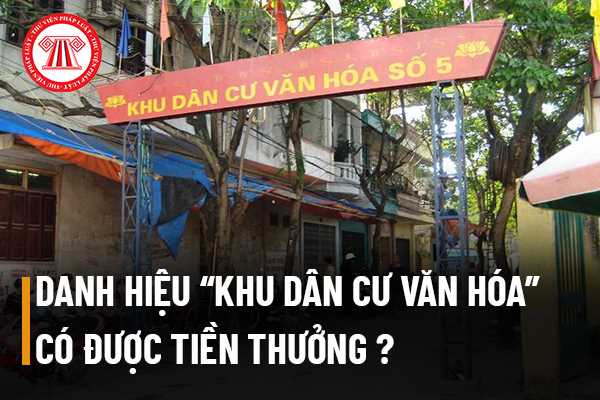 Danh hiệu “Khu dân cư văn hóa”