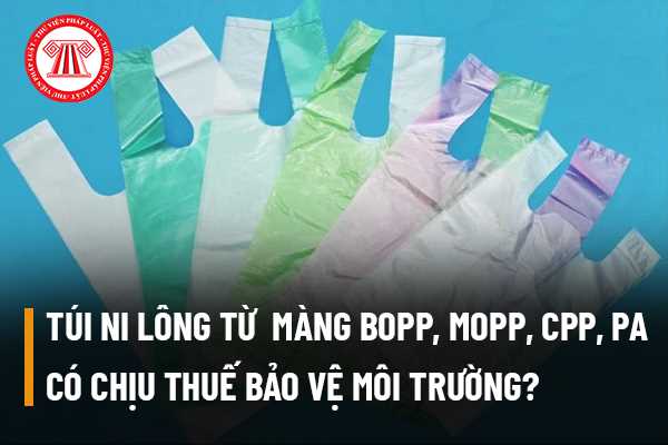 túi ni lông làm từ các loại màng BOPP, MOPP, CPP, PA