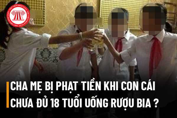 Cha Mẹ Có Thể Bị Phạt Tiền Khi Con Cái Chưa Đủ 18 Tuổi Uống Rượu Bia Không?  Người Bán Rượu Bia Cho Người Chưa Đủ 18 Tuổi Thì Bị Xử Phạt