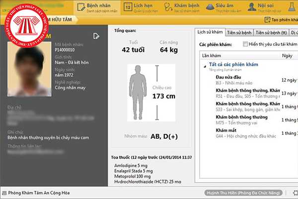 Hồ sơ bệnh án điện tử 